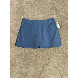NWT WOMEN'S RALPH LAUREN RLX SKORT, SIZE: L, BLUE